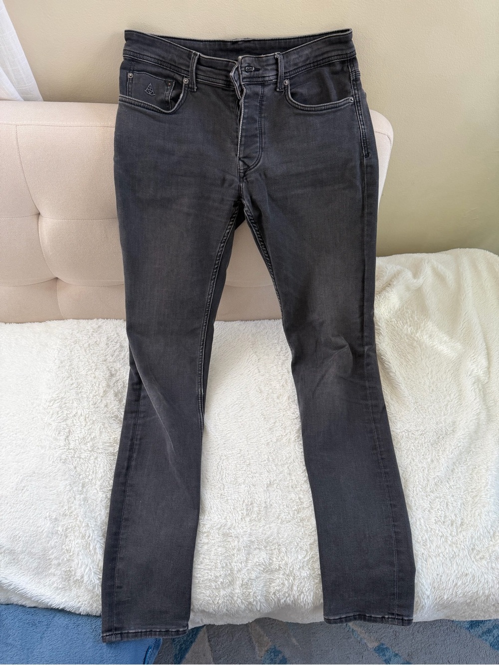 Harper Slim Men's Jeans - Charcoal Black